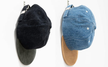 PAA's-Ball-Cap-Three-Has-A-Goat-Suede-Brim-black-and-blue