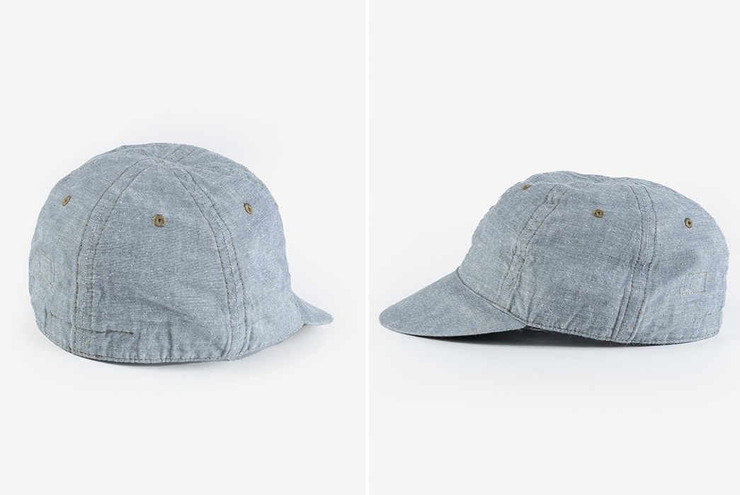 Papa-Nui's-Beach-Head-Cap-Is-Made-From-Gorgeous-Sea-Green-Chambray-back-and-side