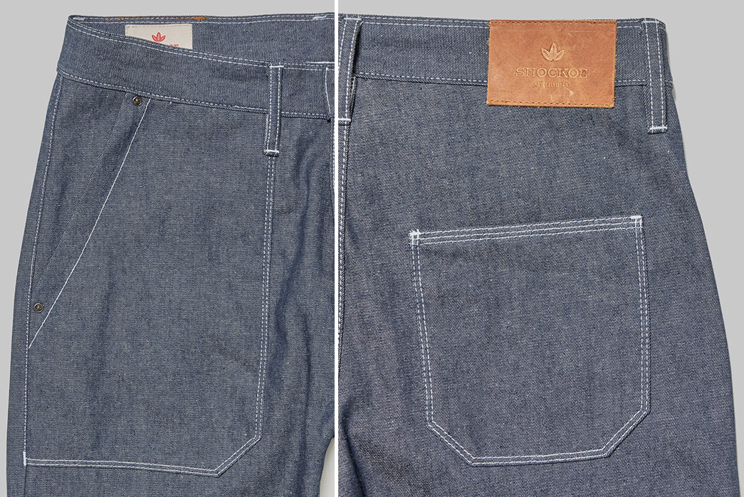 Shockoe-Atelier-Made-Its-Fatigue-Trousers-In-Raw-9-Oz.-Denim-front-back-top
