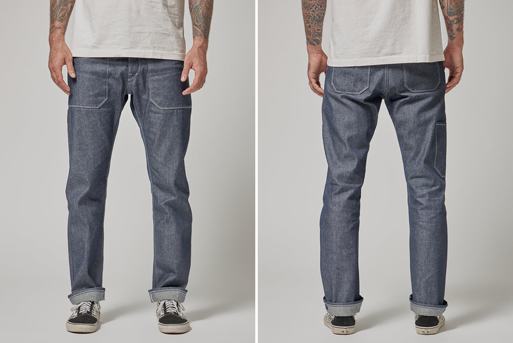 Shockoe-Atelier-Made-Its-Fatigue-Trousers-In-Raw-9-Oz.-Denim-model-front-back