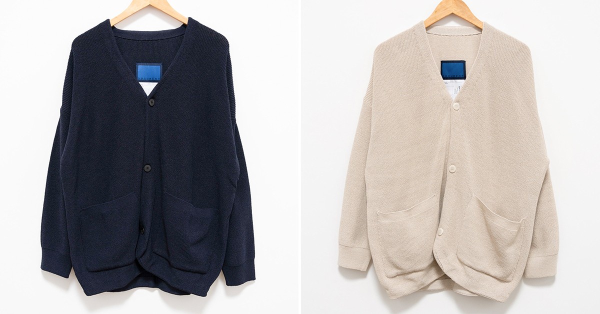 Document's Hanji Paper Cardigan Is Partially Made From Paper
