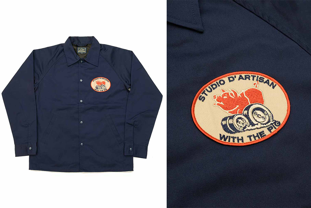 Studio-D'Artisan-Keeps-The-Great-Graphics-Comin'-With-Its-Stock-Car-Races-Coach-Jacket-blue-front-and-brand