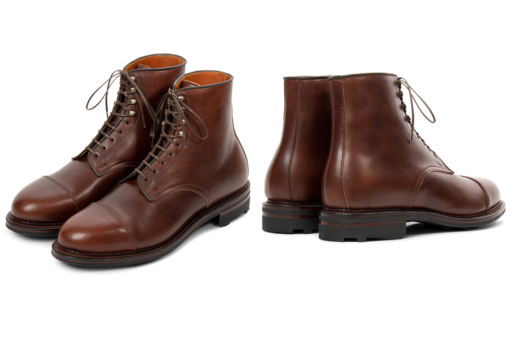 Viberg-Dropped-A-New-Trio-Of-Brown-Horween-Chromexcel-Stompers-pair-front-and-back