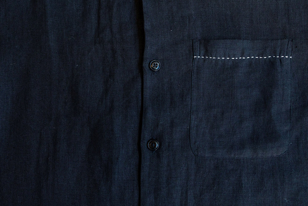 3sixteen-Embroidered-Loop-Collar-Shirt-front-pocket-and-buttons