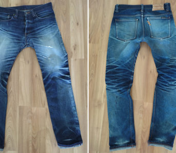 Fade-Friday---Route-Blue-Jeans-Unknown-Model-(5.5-Years,-1-Wash,-3-Soaks)-front-back
