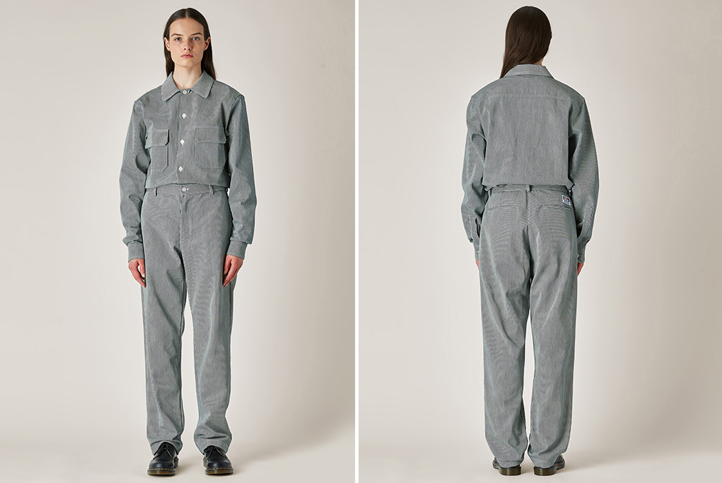 Matty-Matheson's-Cooking-Up-Fresh-Workwear-With-Rosa-Rugosa-grey-model-front-back