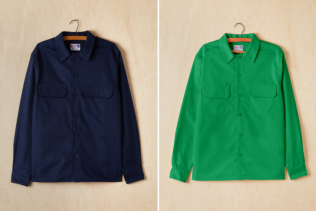 Matty-Matheson's-Cooking-Up-Fresh-Workwear-With-Rosa-Rugosa-navy-and-green-fronts