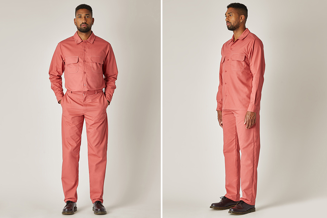 Matty-Matheson's-Cooking-Up-Fresh-Workwear-With-Rosa-Rugosa-red-model-front-side