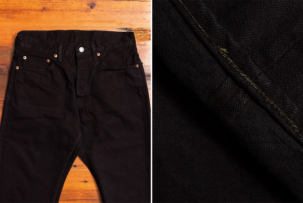 Overdyed-Selvedge-Jeans---Five-Plus-One-2)-Momotaro-0x05SP-OD-Black-Overdye