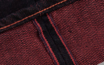 Overdyed-Selvedge-Jeans---Five-Plus-One-4)-Redcast-Heritage-x-Tanuki-Homura-Akane-Overdye-leg-selvedge