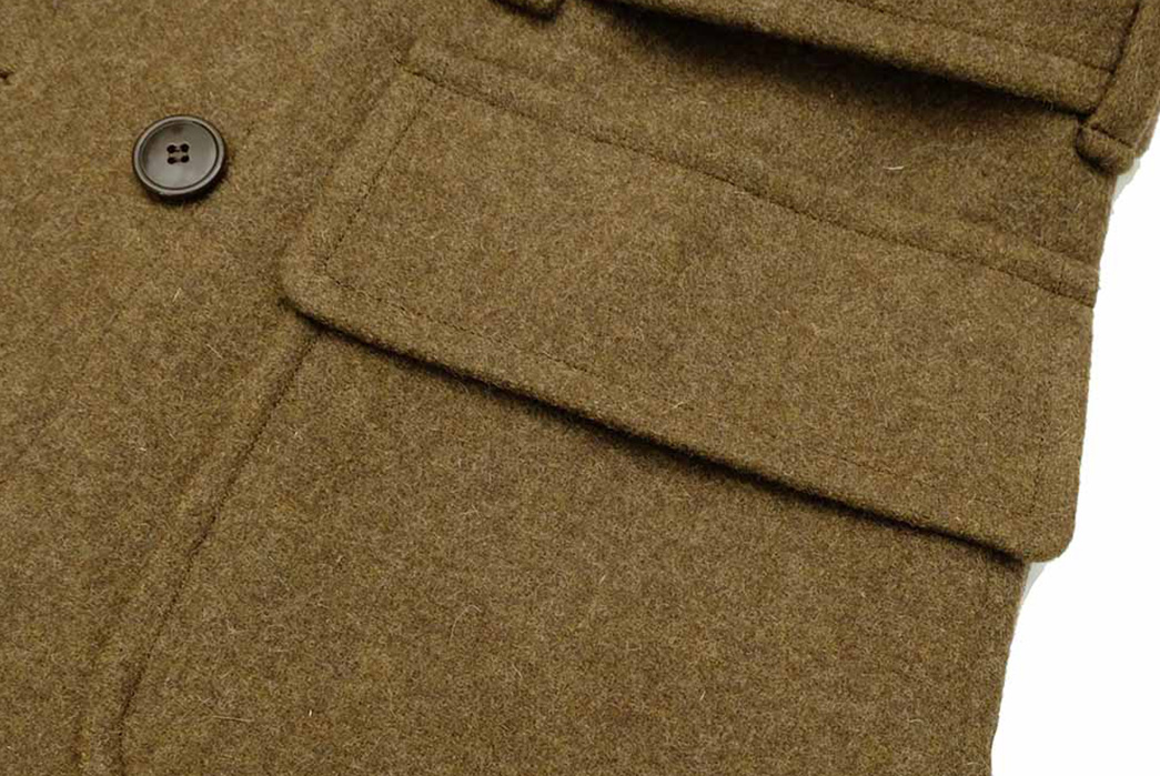 Buzz-Rickson's-Reproduces-Us-Army-M-1926-Melton-Wool-Overcoat-button-and-pocket