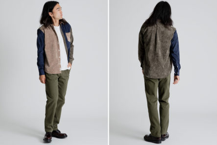 Go-To-Ground-With-Foret's-Latest-Corduroy-Shirt-model-front-back