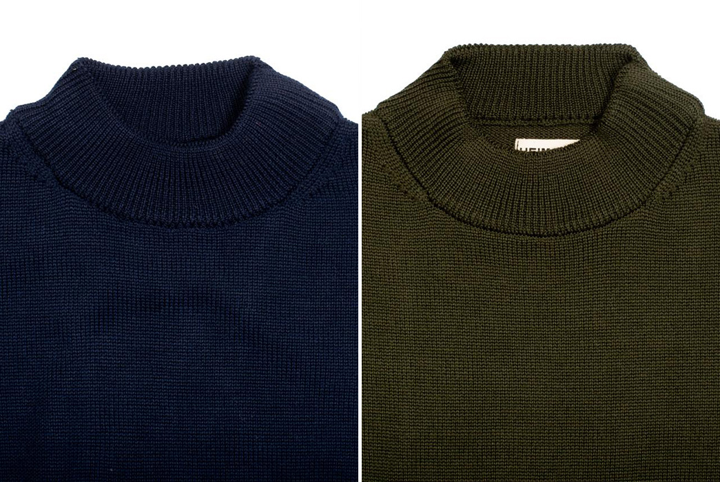Heimat's-Deck-Sweater-Is-A-Low-Key-Mock-Neck-fronts-collar