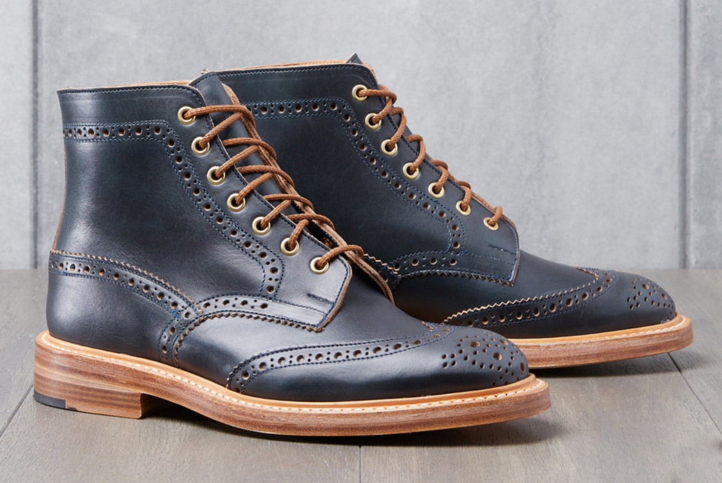 Navy-Leather-Boots---Five-Plus-One-2)-Tricker's-Stow-Boot-in-Horween-Navy-Chromexcel