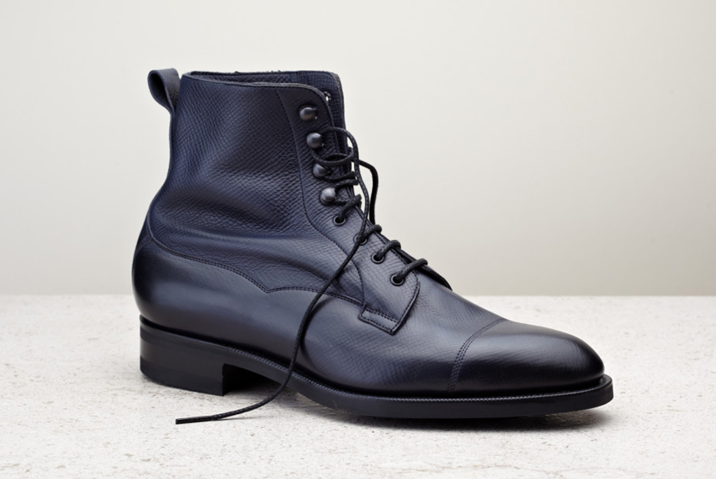 Navy-Leather-Boots---Five-Plus-One-4)-Edward-Green-Galway-in-Utah-Navy