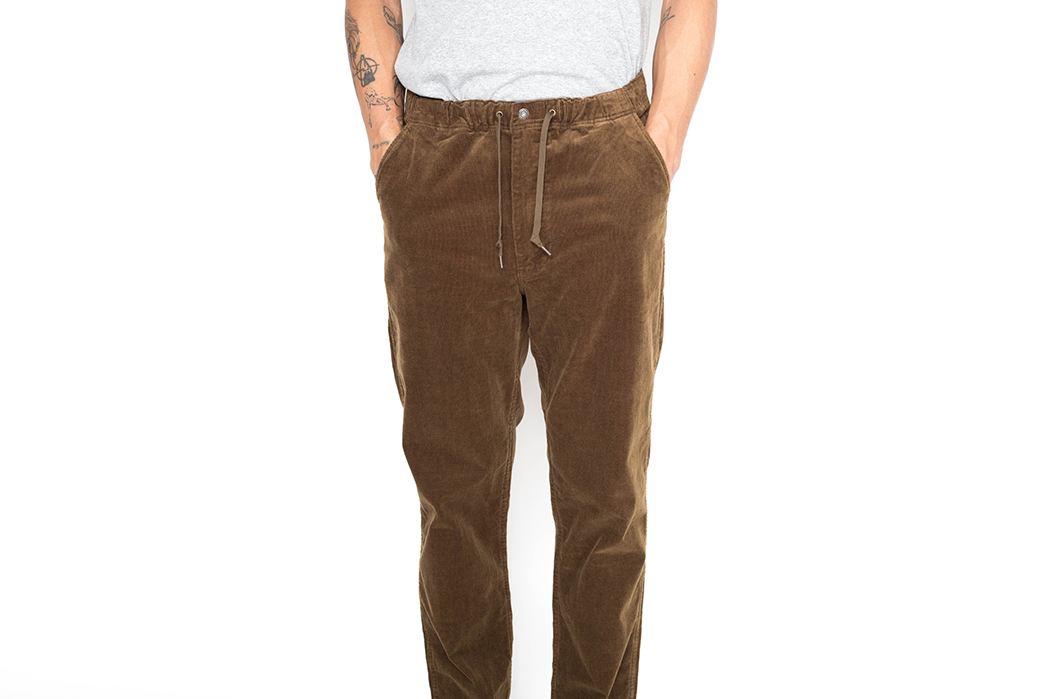 orSlow-Renders-Its-New-Yorker-Pant-In-Stretch-Corduroy-model-front