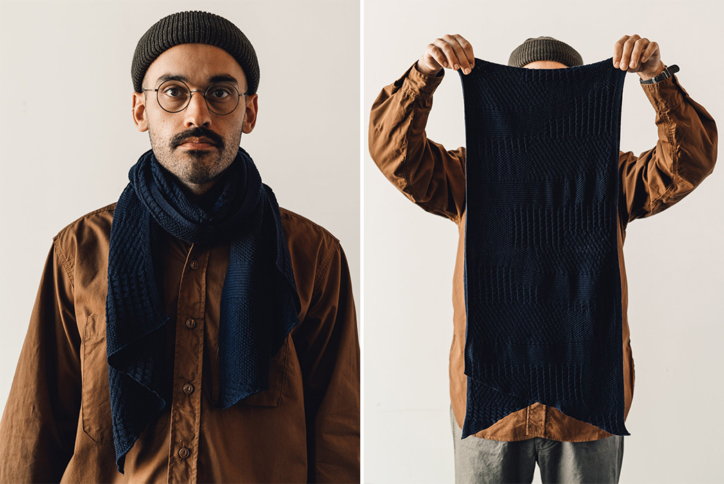 Wool-Mufflers---Five-Plus-one-3)-Engineered-Garments-Knit-Scarf