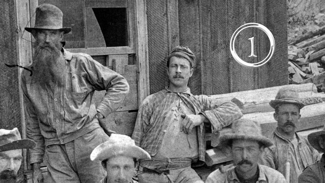 Beyond-The-Tracks---How-American-Railroading-Impacted-American-Workwear-Pt.-1-Early-work-jackets-on-Idaho-Miners,-1886, -via-Shit-Denim-on-Tumblr