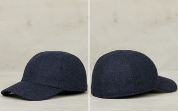 Division-Road's-Exclusive-Bates-Ball-Cap-Is-Made-From-Loro-Piana-Herringbone