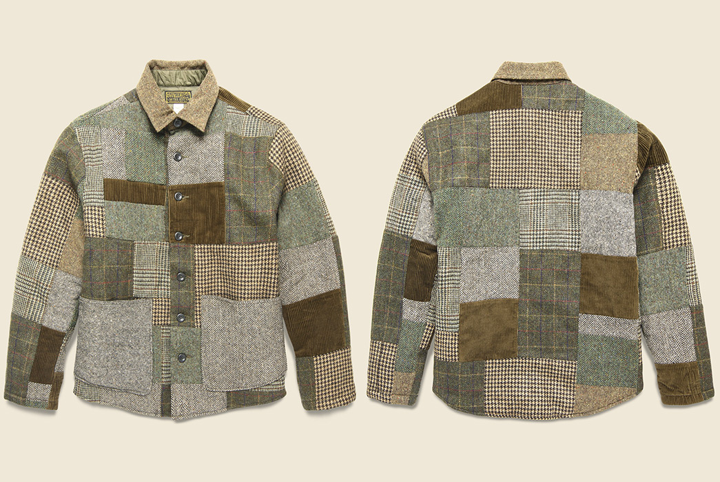 RRL-Serves-Up-Harris-Tweed-Buffet-With-Its-Patchwork-Townsend-Overshirt-front-back