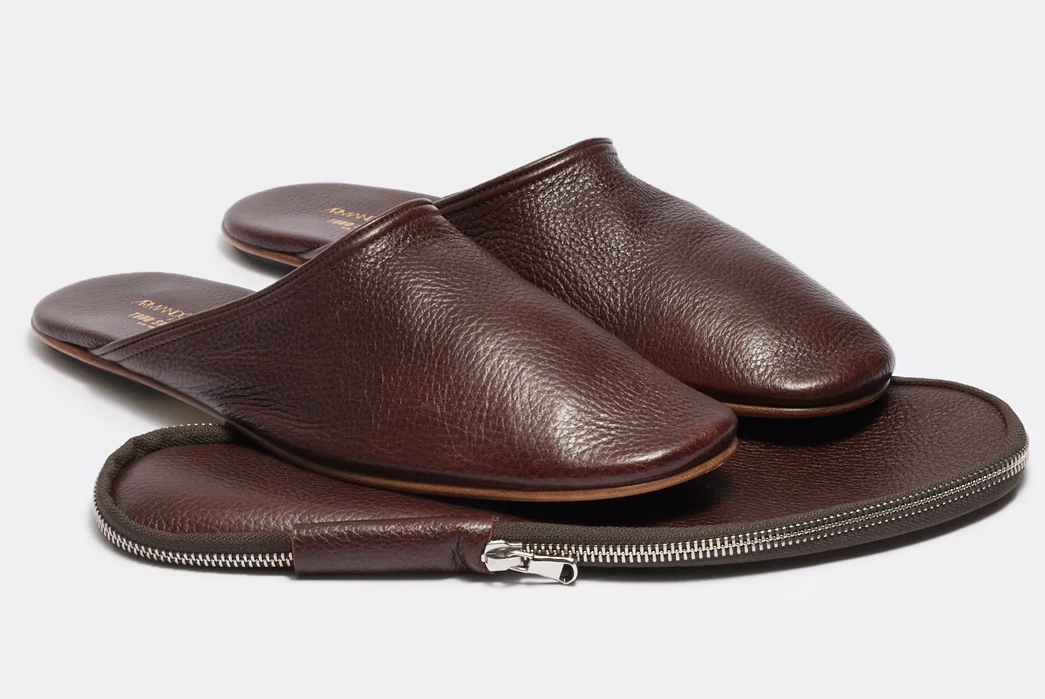 Slip-On-Leather-Slippers---Five-Plus-One-5)-Todd-Snyder-x-Armandro-Cabral-Quebo-Zip-Pouch-Slipper