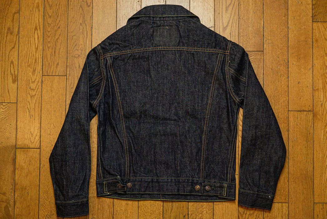 The-Sugar-Cane-1962-Denim-Jacket-Is-a-Repro-Of-The-Very-First-Type-III-back
