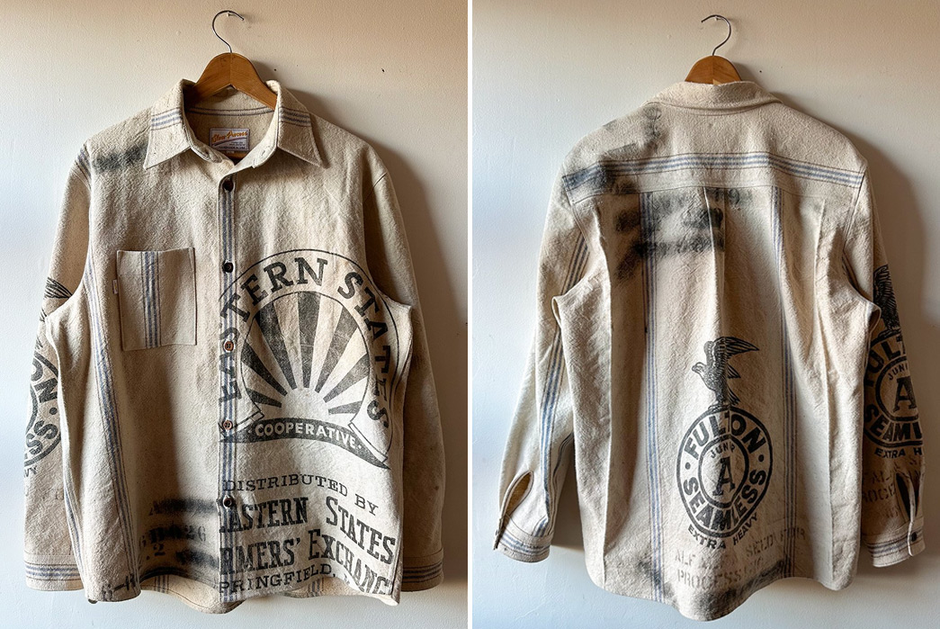 All-About-Upcycling-Grain-Sack-Overshirt,-available-for-$525-from-Slow-Process