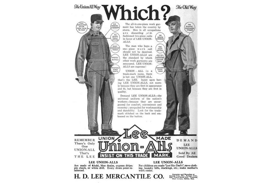 Beyond-The-Tracks---How-Railroading-Impacted-American-Workwear-Pt.-2-H.-D.-Lee-was-keen-to-highlight-the-advantages-of-Union-Alls-over-traditional-overalls.-Image-via-Lamoka-Ledger.