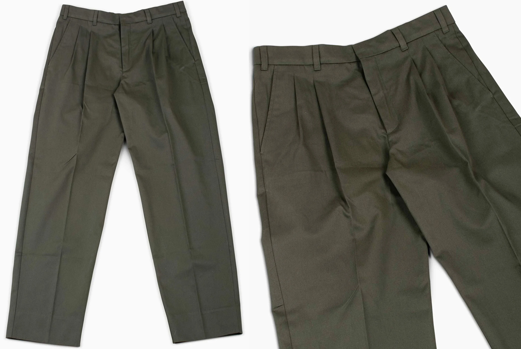 Bolster-Your-Office-Fits-With-Norse-Projects'-Gabardine-Christopher-Pants-front-and-front-detailed