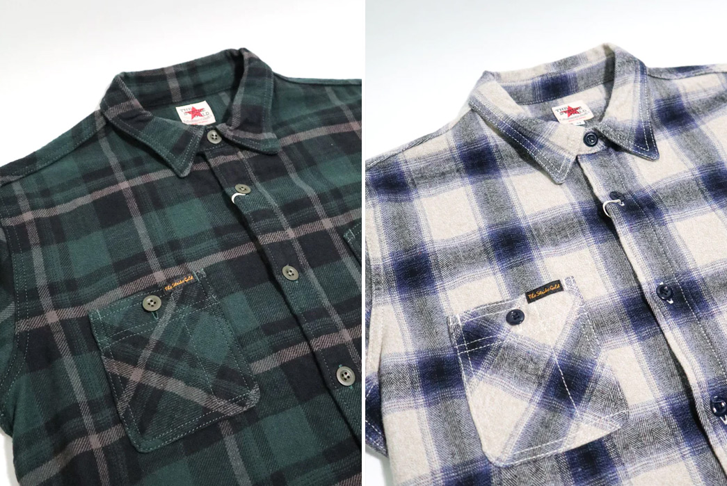 Brooklyn-Clothing-Welcomes-Gorgeous-Selection-Of-The-Strike-Gold-Flannel-Shirts-green-and-light