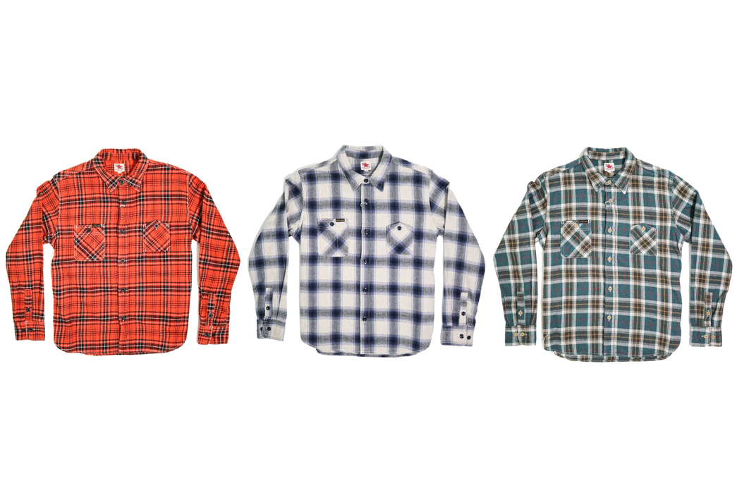 Brooklyn-Clothing-Welcomes-Gorgeous-Selection-Of-The-Strike-Gold-Flannel-Shirts-red-blue-green