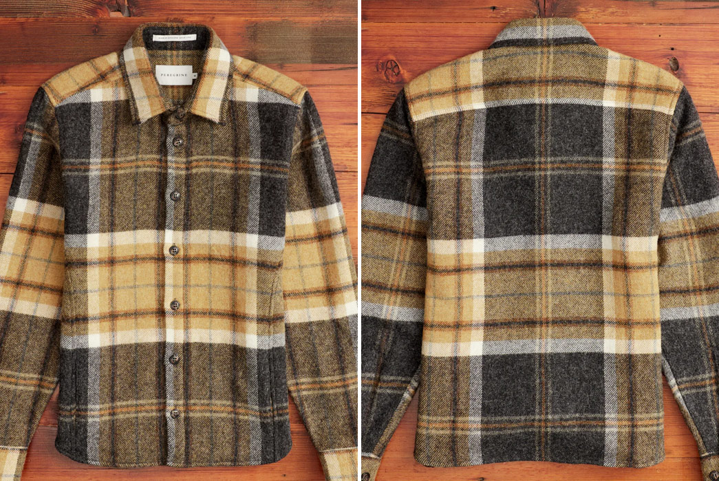 Check-Flannels---Five-Plus-One-2)-Peregrine-Wool-Blanket-CPO-Shirt-in-Barney