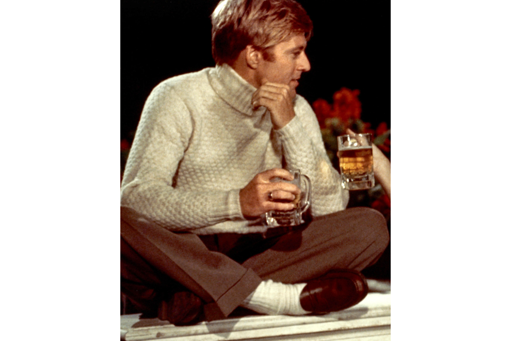 Coming-Out-of-Our-Shells---All-About-Turtle,-Mock,-and-Roll-Necks-Robert-Redford-wearing-a-nautical-inspired-turtlneck.