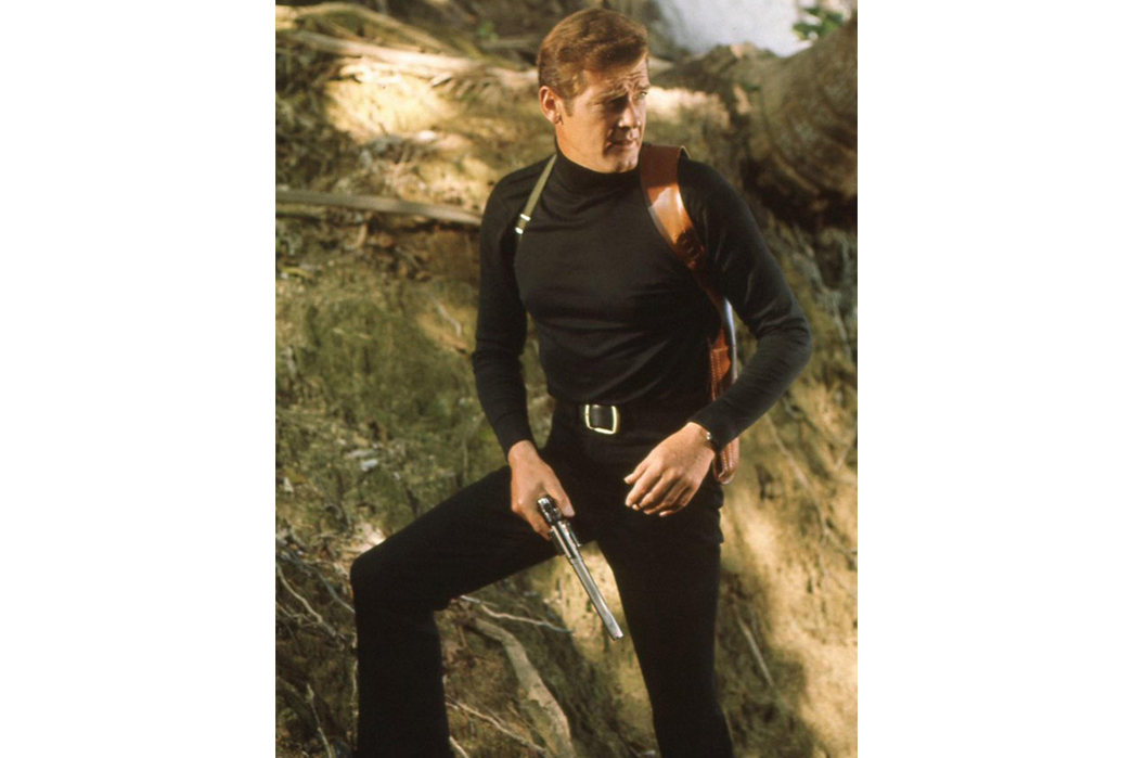 Coming-Out-of-Our-Shells---All-About-Turtle,-Mock,-and-Roll-Necks-Roger-Moore-in-the-iconic-Bond-turtleneck.