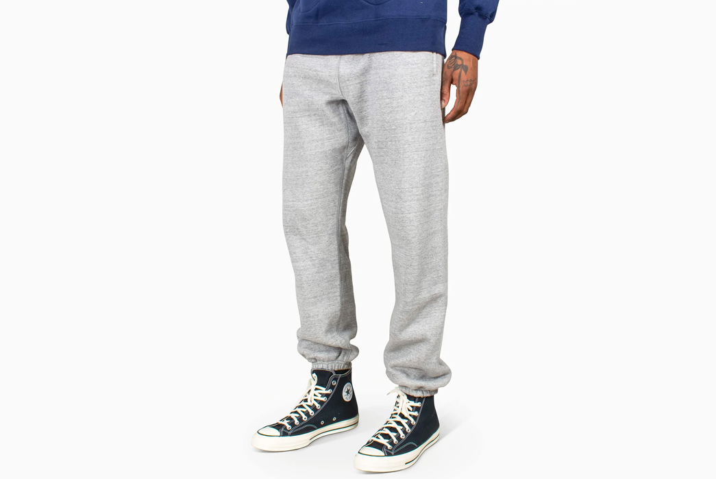 Lost-&-Found-Restocked-The-Real-McCoy's-Sold-Out-10-oz.-Loopwheel-Sweatpants-model-front-side