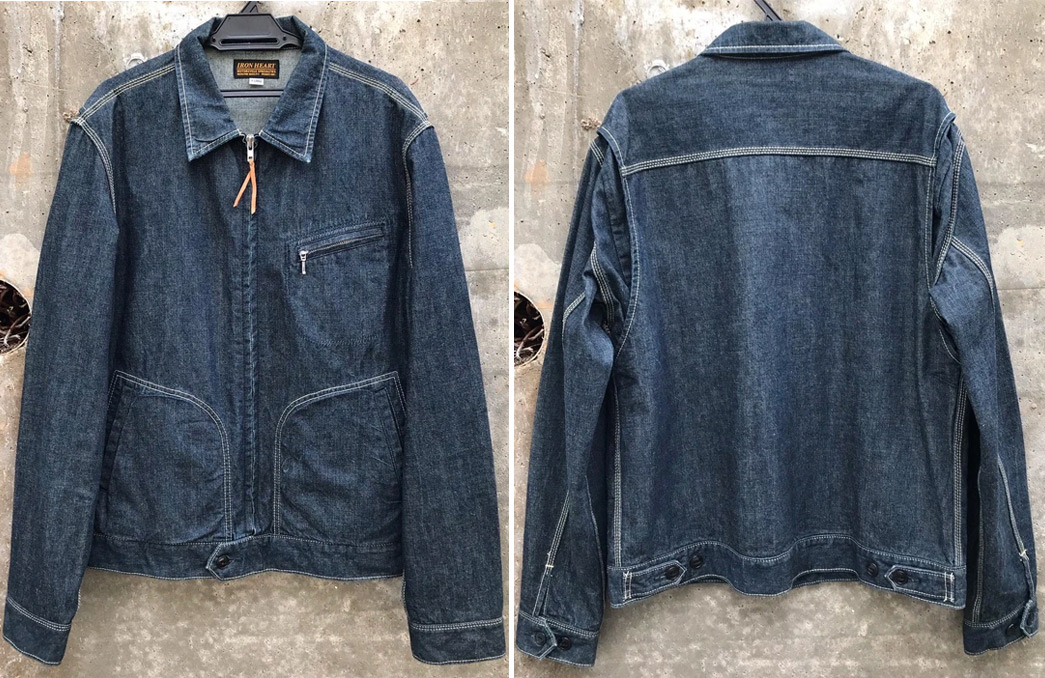 The-Definitive-Guide-To-Buying-&-Selling-Second-Hand-Denim-Good-A-well-photographed-Iron-Heart-jacket-for-sale-on-Grailed.