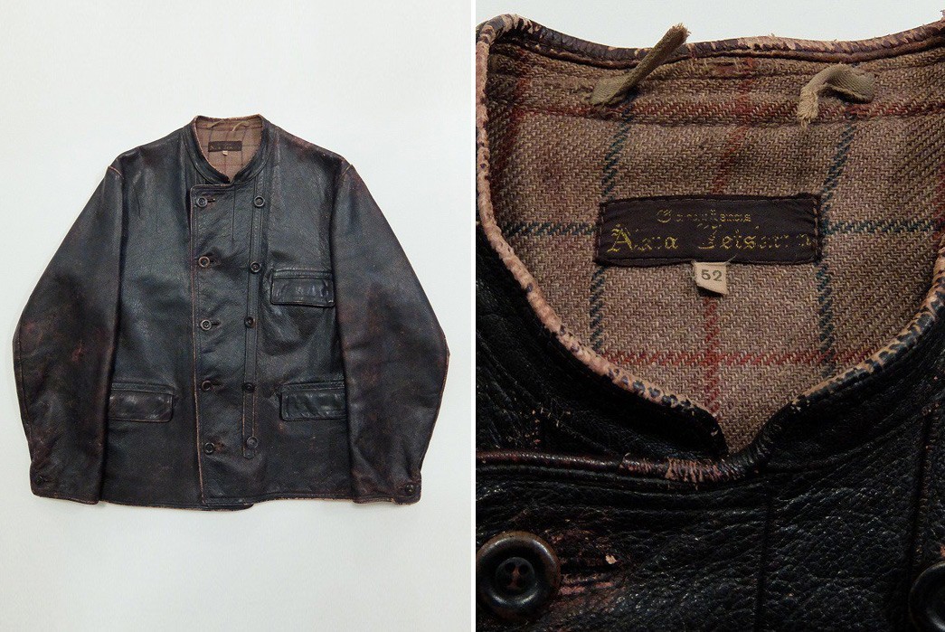 The-Gentleman-Biker-Workwear-That-May-Revitalize-a-Subculture-A-wool-lined-French-leather-jacket-from-the-1910s-or-'20s.-Image-via-Cocky-Crew-Store.