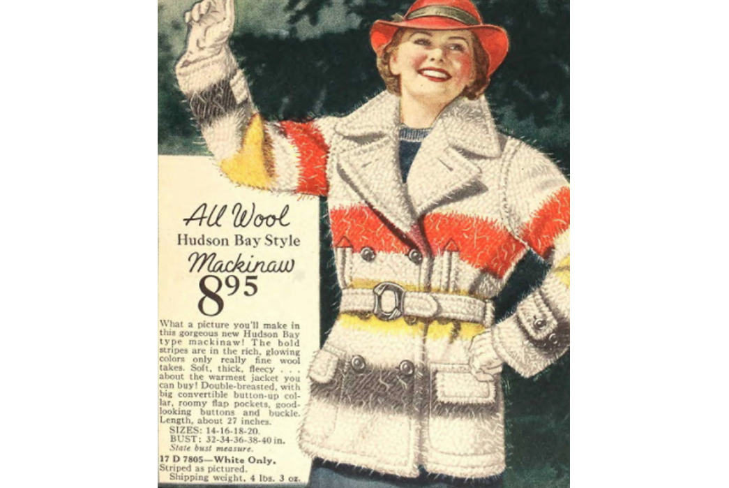The-History-of-Blanket-Coats-A-1930s-advertisement-for-an-HBC-mackinaw-that-was-inspired-by-their-blankets.