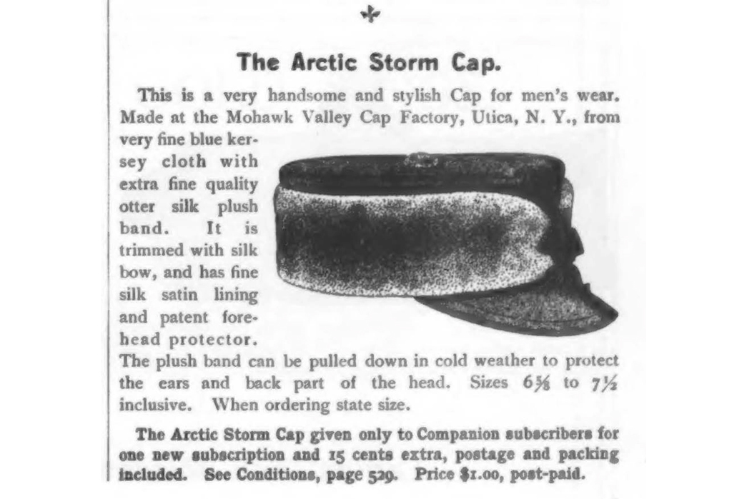 The-History-Of-Winter-Workwear-Hats-A-turn-of-the-century-advertisement-for-a-wool-kersey-winter-cap-featuring-a-patented...-forehead-protector-Image-via-Z.-P.-Liollio-Facebook