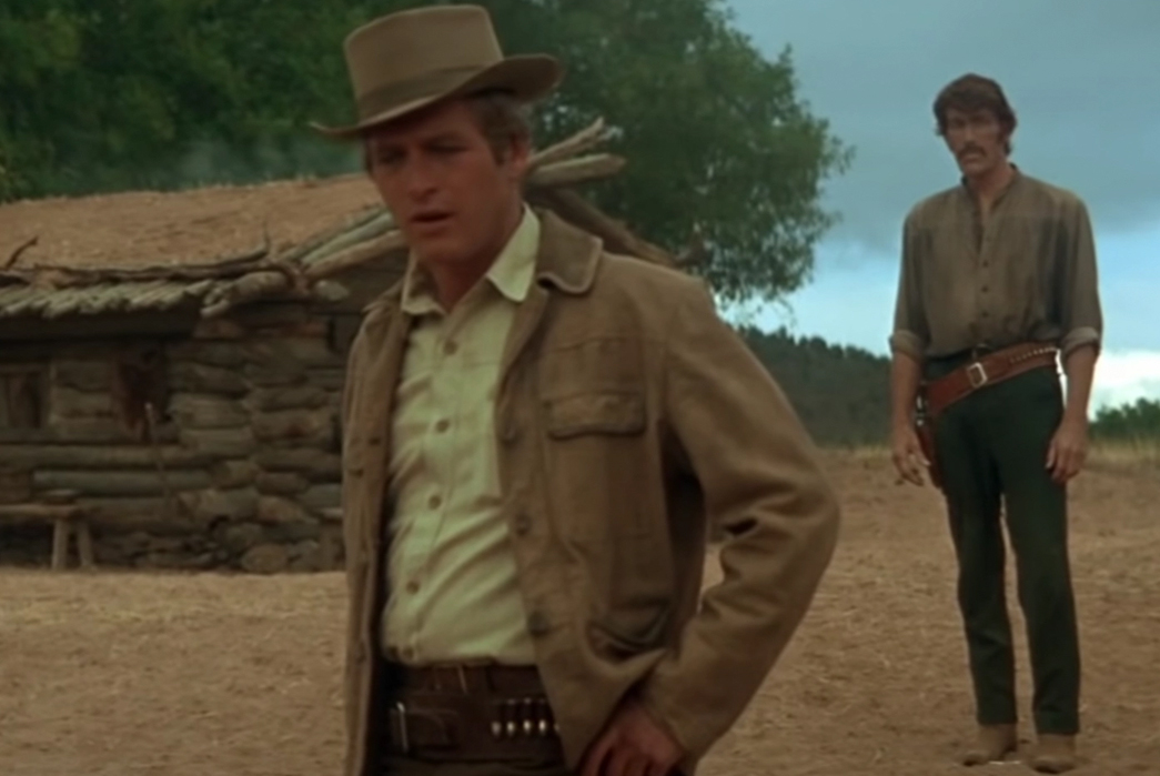 Working-Titles---Butch-Cassidy-&-The-Sundance-Kid-Butch-in-his-signature-rancher-jacket-with-toggle-buttons.-Image-via-20th-Century-Fox.