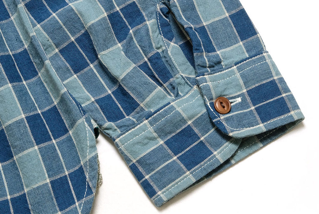 Burgus-Plus'-Indigo-Plaid-Work-Shirt-is-Full-of-Details-and-Fading-Potential-sleeve