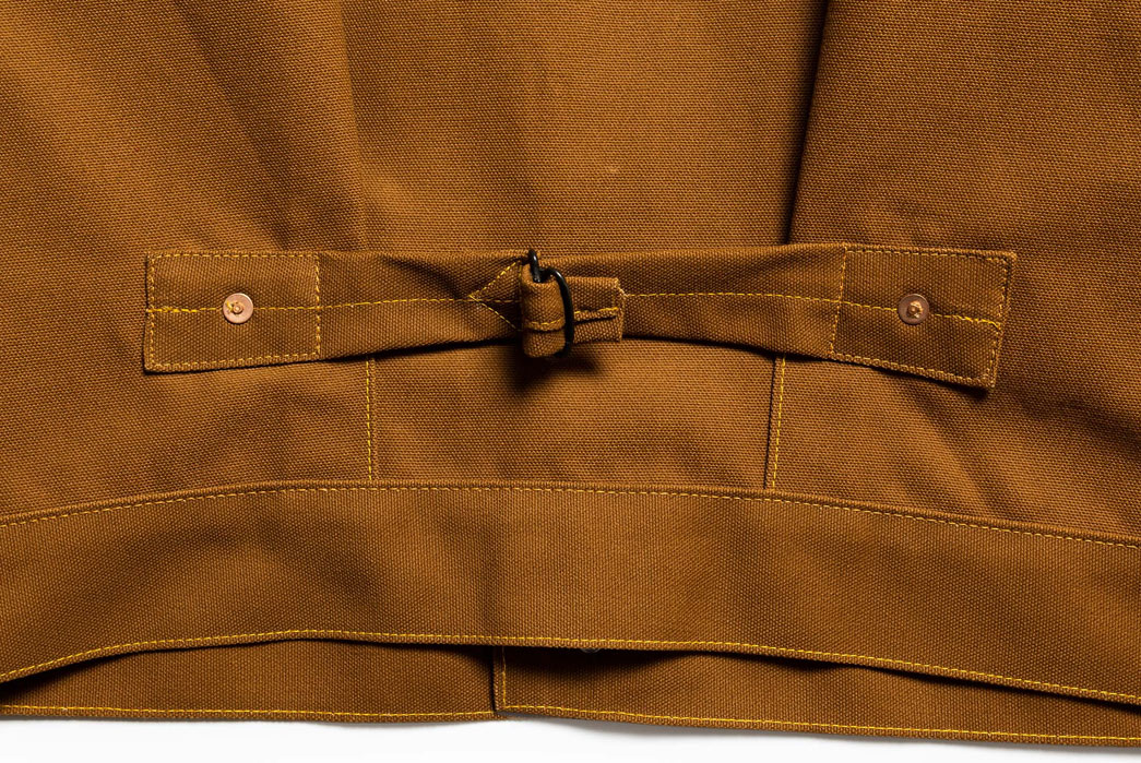 Mister-Freedom-Reached-for-NOS-Duck-Canvas-For-its-Latest-Ranch-Blouse-back-belt