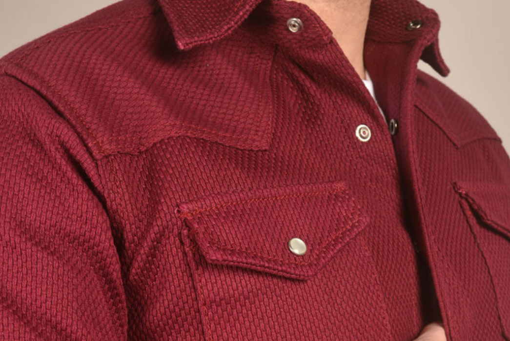 Heddels+ Giveaway – SOSO Tailor Made Burgundy Sashiko Shirt