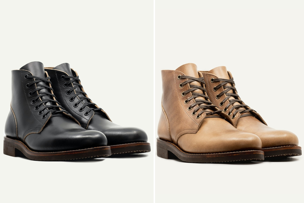 Oak-Street-Bootmakers'-Field-Boot-Is-a-Perfect-Service-Boot-pairs-black-and-tan