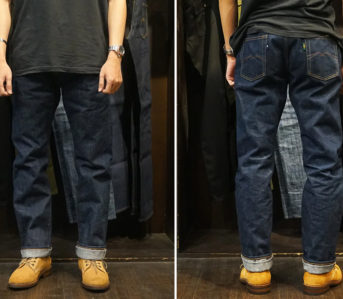 Sage-Continues-Its-10th-Anniversary-Collection-with-Unsanforized-20-Oz.-Mastermind-Selvedge-model-front-back