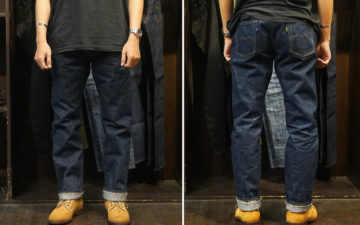 Sage-Continues-Its-10th-Anniversary-Collection-with-Unsanforized-20-Oz.-Mastermind-Selvedge-model-front-back