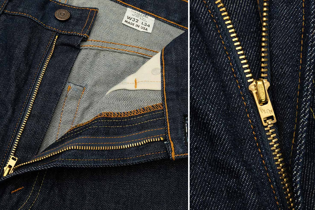 Sugar-Cane-Renders-Two-Archetypal-1960s-Silhouettes-in-N.O.S.-Cone-Mills-Selvedge-Denim-zippers
