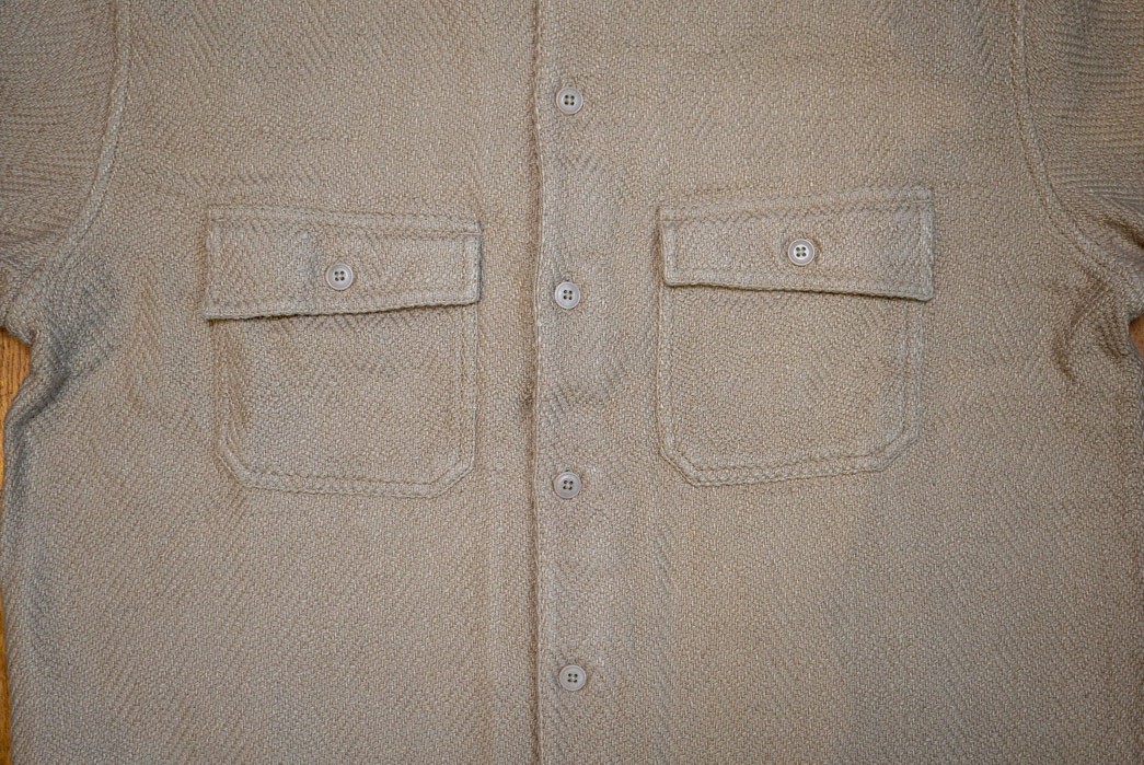 3sixteen-Made-its-Camp-Shirt-from-Hand-Loomed-Herringbone-Twill--front-buttons-and-pocket-details