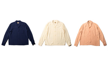 Clutch-Cafe-Adds-Toyo-Enterprise-Label-'Style-Eyes'-to-Roster,-Starting-With-3-Rayon-Shirts-Front-Blue-Beige-and-Pink
