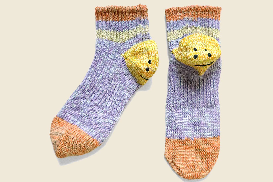 Double Your Smile with Kapital's Happy Heel Socks
